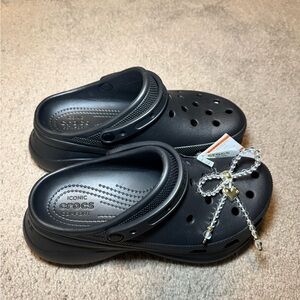 CROCS Kids Black Water Shoes
